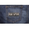 Road Captain Patch 3.5 Inch White | Embroidered Patches Road Captain Patch shown on jeans