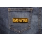 Road Captain Patch 3.5 Inch Yellow Road Captain Patch shown on jeans