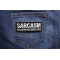 Sarcasm Just Another Service I Offer Patch | Embroidered Patches Sarcasm Just Another Service I Offer Funny Iron on Patch shown on jeans
