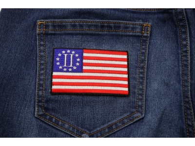 Second American Revolution Flag Patch | Embroidered Patches
