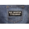 Sic Semper Tyrannis Patch shown on jeans