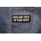 Sick And Tired Of Fake News Patch Sick And Tired Of Fake News Patch shown on jeans