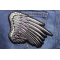 Silver Angel Right Wing Patch shown on jeans