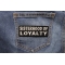 Sisterhood Of Loyalty Patch | Embroidered Patches Sisterhood Of Loyalty Patch shown on jeans