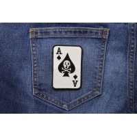 Skull Ace Of Spades Patch | Embroidered Patches