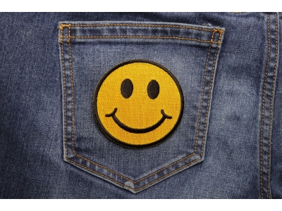 Smiley Face Patch | Embroidered Patches