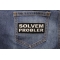 Solvem Probler Patch Solvem Probler Funny Iron on Patch shown on jeans