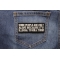 Some People Are Only Alive Funny Iron on Patch shown on jeans