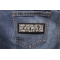 Sorry Sarcasm Just Falls Out Of My Mouth Patch | Embroidered Patches Sorry Sarcasm Just Falls Out Of My Mouth Patch shown on jeans