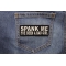 Spank Me I've Been A Bad Girl Patch | Embroidered Patches Spank Me I've Been A Bad Girl Patch shown on jeans