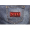 Stfu Patch Stfu Patch shown on jeans