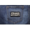Stranger With Benefits Patch | Embroidered Patches Stranger With Benefits Patch shown on jeans