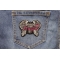 Sturgis 2017 Patch Angel Wings Sturgis 2017 Iron on Patch Angel Wings shown on jeans