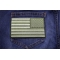 Subdued Green American REVERSED Flag Patch Green American Flag Patch Reversed shown on jeans
