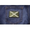 Subdued Green Confederate Flag Patch Subdued Green Confederate Flag Patch shown on jeans