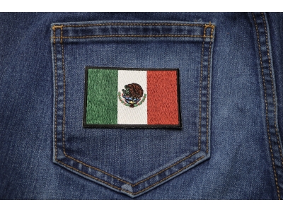 Subdued Mexico Flag Patch