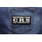 Suffering From CRS Can't Remember Shit Patch shown on jeans