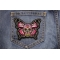 Sugar Skull Butterfly Patch Sugar Skull Butterfly Patch shown on jeans