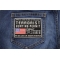 Terrorist Hunting Permit Patch Terrorist Hunting Permit Funny Military Morale Patch shown on jeans