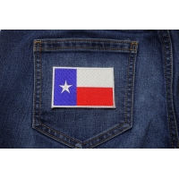 Texas Flag White Border Patch | Embroidered Patches