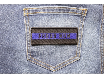 Thin Blue Line Proud Mom Patch