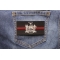 Thin Red Line New York State Flag Patch For Firefighters | Embroidered Patches Thin Red Line New York State Flag Patch For Firefighters shown on jeans