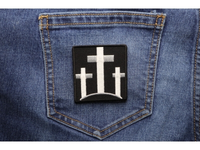 Three Crosses Patch | Embroidered Patches
