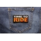Time To Ride Patch Time To Ride Patch shown on jeans