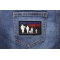 To All Our Troops I Thank You Patch | US Military Veteran Patches To All Our Troops I Thank You Patriotic Iron on Patch Rectangular shown on jeans