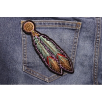 Tribal Feathers Patch | Embroidered Patches Tribal Feathers Patch | Embroidered Patches