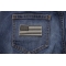 US Flag Patch Black And Gray 3 Inch US Flag Patch Black and Gray 3 Inch shown on jeans