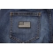 US Flag Patch Black And White 2 Inch US Flag Patch Black and White 2 Inch shown on jeans