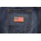 US Flag Patch Gold Border 2 Inch US Flag Patch Gold Border 2 Inch shown on jeans