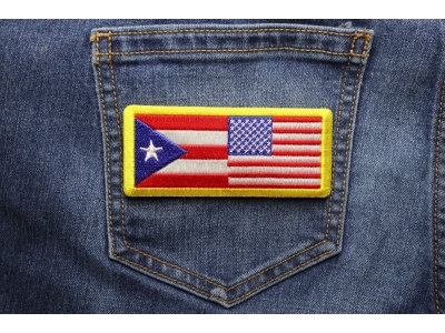 USA Puerto Rico Patch | Embroidered Patches