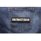 Vaginaterian Patch | Embroidered Patches Vaginaterian Patch shown on jeans