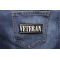 Veteran Patch Old Stamper White | US Military Veteran Patches Veteran Patch shown on jeans