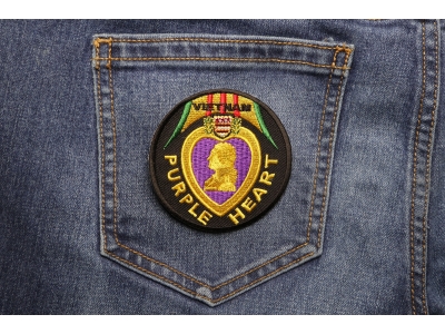 Vietnam Purple Heart Patch | US Military Vietnam Veteran Patches