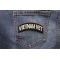 Vietnam Vet Patch White Rocker | US Military Vietnam Veteran Patches Vietnam Vet Patch White Rocker shown on jeans