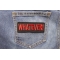 Whatever Patch Whatever Funny Iron on Patch shown on jeans