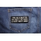 Yes As A Matter Of Fact I Do Have A Very Dirty Mind Patch | Embroidered Patches Yes As A Matter Of Fact I Do Have A Very Dirty Mind Patch shown on jeans