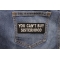 You Can't Buy Sisterhood Patch | Embroidered Patches You Can't Buy Sisterhood Patch shown on jeans
