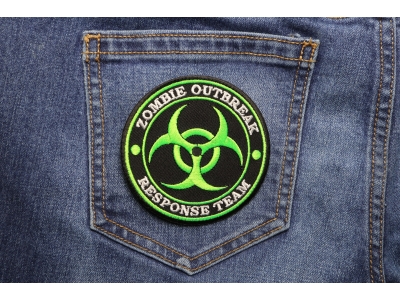 Zombie OutBreak Response Team Green Patch | Embroidered Patches