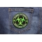 Zombie OutBreak Response Team Green Patch | Embroidered Patches Zombie OutBreak Response Team Green Funny Iron on Patch shown on jeans