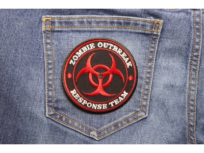 Zombie OutBreak Response Team Red Patch | Embroidered Patches