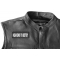 Heavens to Betsy Patch, Funny Saying Patches shown on leather vest