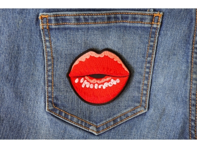 Kissing Lips Small Patch