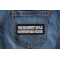 Those Who Disrespect Our Flag Have Never Been Handed a Folded One Patch shown on jeans