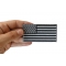US Flag Patch Black And Gray 3.5 Inch US Flag Patch Black and Gray 3.5 Inch shown on hand for size comparison