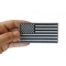 US Flag Patch Black And Gray 4 Inch US Flag Patch Black and Gray 4 Inch shown on hand for size comparison