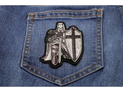 Kneeling Knight Crusader Mini Patch